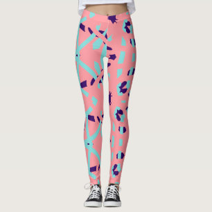 Legging Padrão abstrato multicolorido "Ratti_Creative_Arts