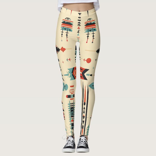 Legging Padrão Americano Nativo (Frente)