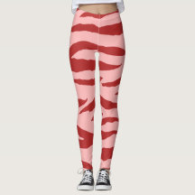 Padrão Animal Selvagem De Zebra Vermelha E Rosa