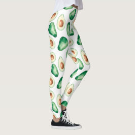 Legging Padrão Aquarela Avocado