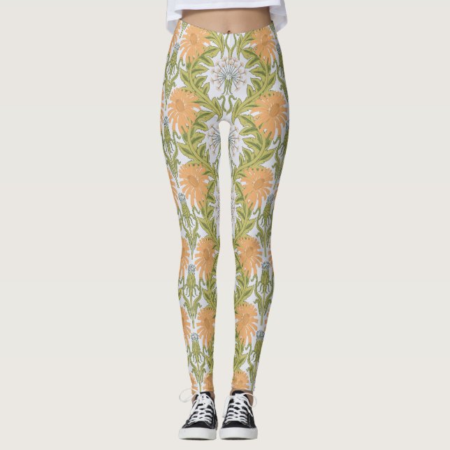 Legging Padrão Art Nouveau William-Morris (Frente)