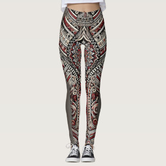 Legging Padrão artístico