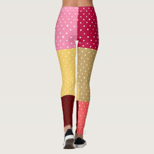 Legging Padrão Bolinhas monograma