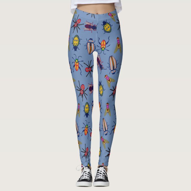 Legging Padrão bonito de Verão (Frente)