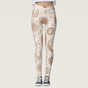 Legging Padrão Botânico Celestial (2)