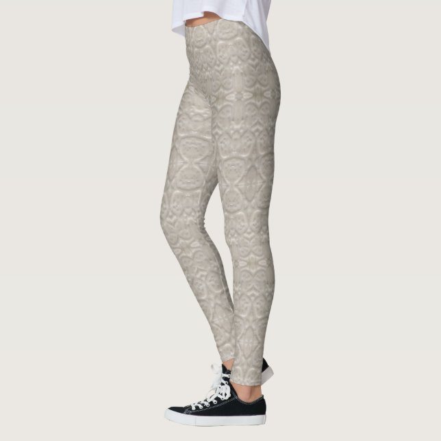 Legging padrão branco (Esquerda)
