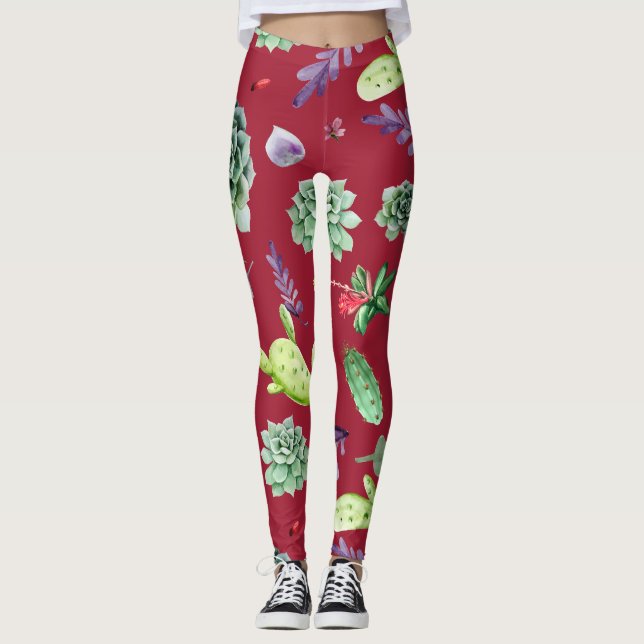 Legging Padrão Cactus 4 (Frente)