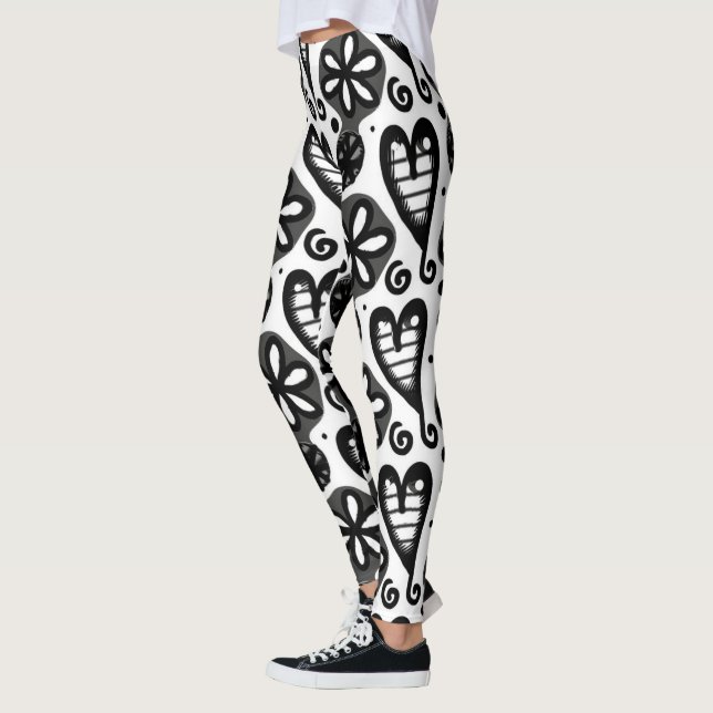 Legging Padrão cardíaco (Esquerda)