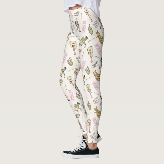Legging Padrão Cartoon FRIENDS™ Bege (Esquerda)