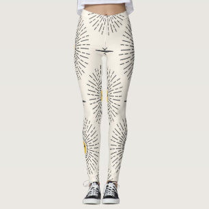 Legging Padrão Celestial de Sunshine Vintage