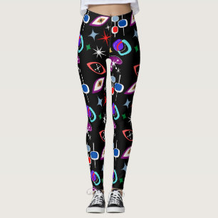 Legging Padrão Colorido Geométrico