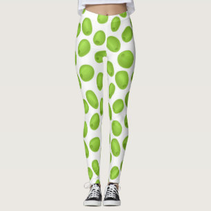 Legging Padrão com azeitonas verdes
