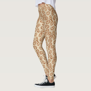 Legging Padrão contínuo de lanche de Pretzels + seu plano