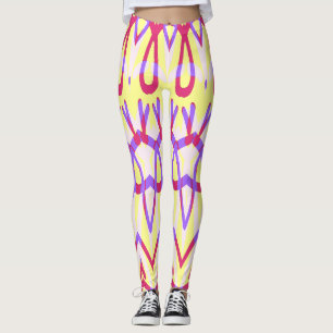 Legging Padrão contínuo multicolorido "Ratti_Creative_Arts