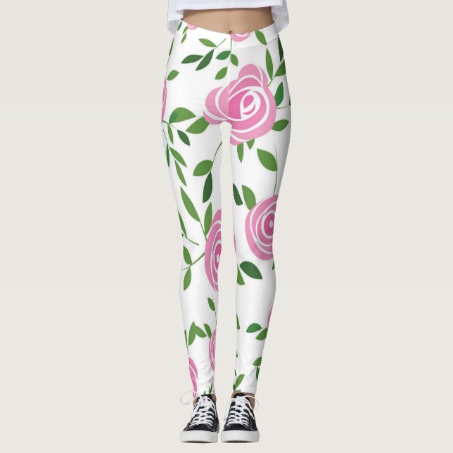 Legging Padrão da ventoinha (Frente)