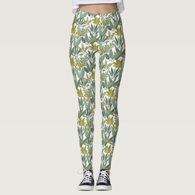 Legging Padrão das plantas (Frente)