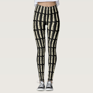 Legging Padrão de Abstrato de pintura de estrada legal rac