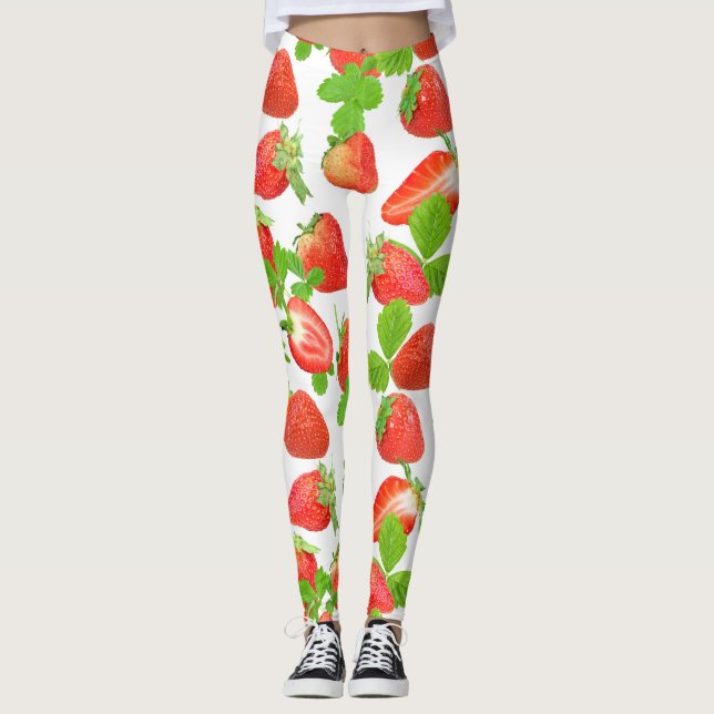 Legging Padrão de alcatifa suculenta (Frente)