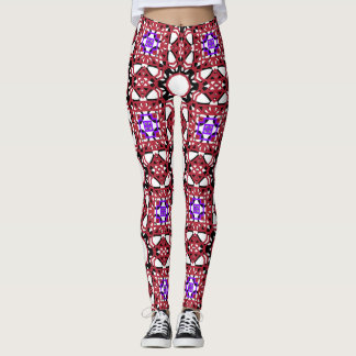 Legging padrão de amor projetado