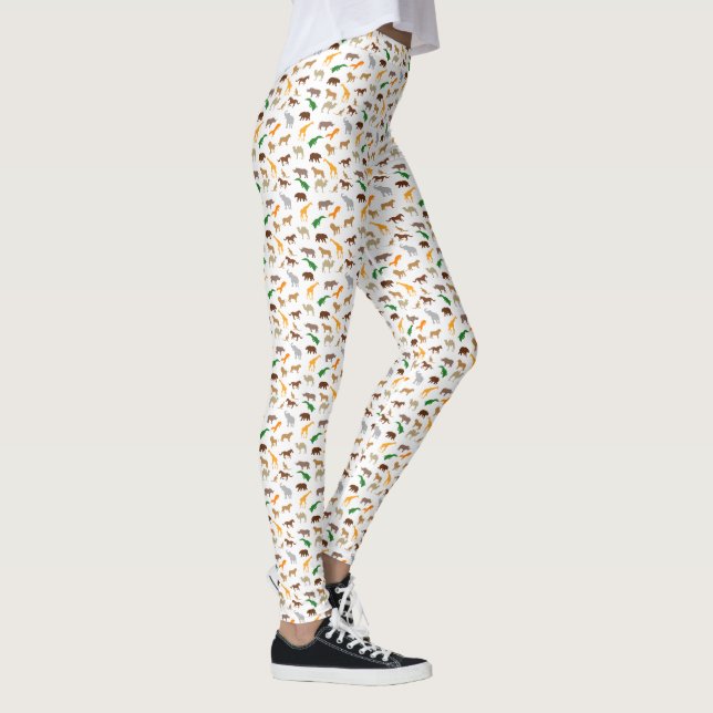 Legging Padrão de animais selvagens (Direita)