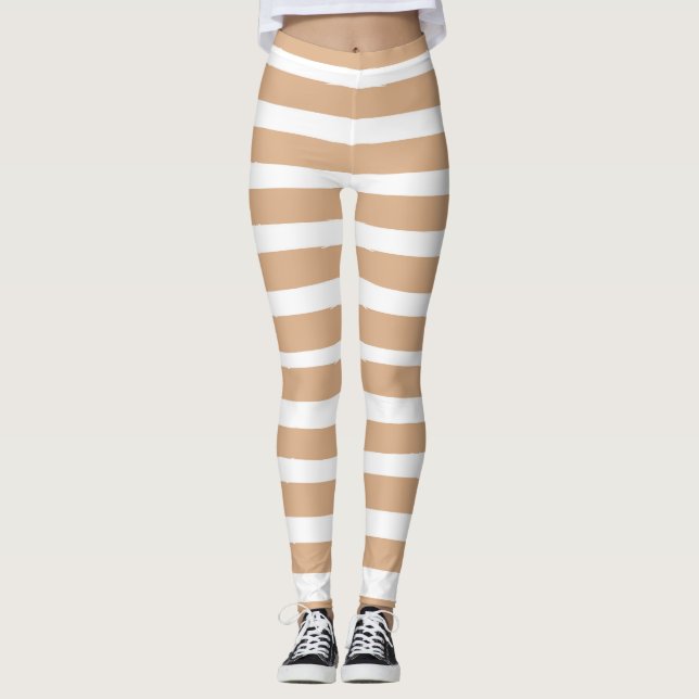 Legging Padrão de Animal Boho (Frente)