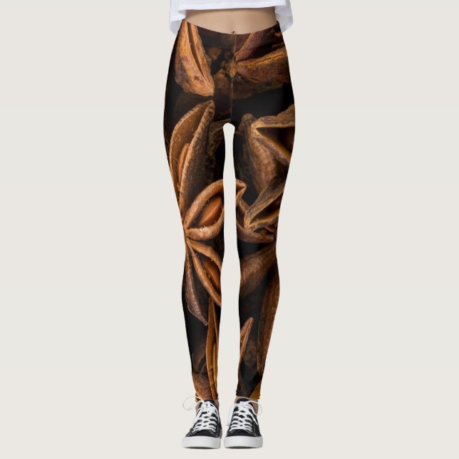 Legging Padrão de Anise Stars (Frente)