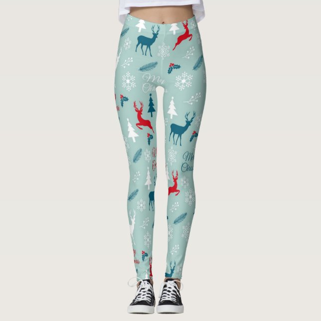 Legging Padrão de ano novo (Frente)