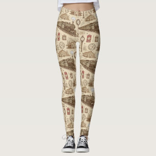 Legging Padrão de Antiga Estação de Trem (1)