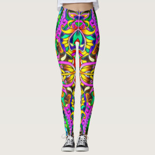 Legging Padrão de Aquarela Oriental III + suas ideias