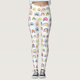 Legging Padrão de arco-íris