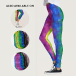 Legging Padrão de Arte de Pixel Gradiente legal Abstrato d<br><div class="desc">Estas leggings coloridas legal abstrato apresentam um design único moderno com um padrão de arte gradiente de pixel arco-íris. A parte traseira exibe quadrados verdes claros e amarelos pixelados, enquanto a parte frontal exibe pixels magenta, roxo e azuis vibrantes em um arranjo geométrico de abstrato. Perfeito para esportes, ioga, visto...</div>