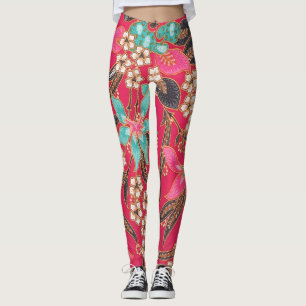 Legging Padrão de arte do Batik indonésio malaio