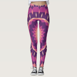 Legging Padrão de Azulejos de Pólen