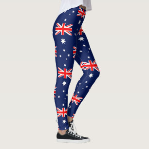 Legging Padrão de bandeira da Austrália