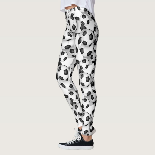 Legging Padrão de bolas de futebol (Esquerda)