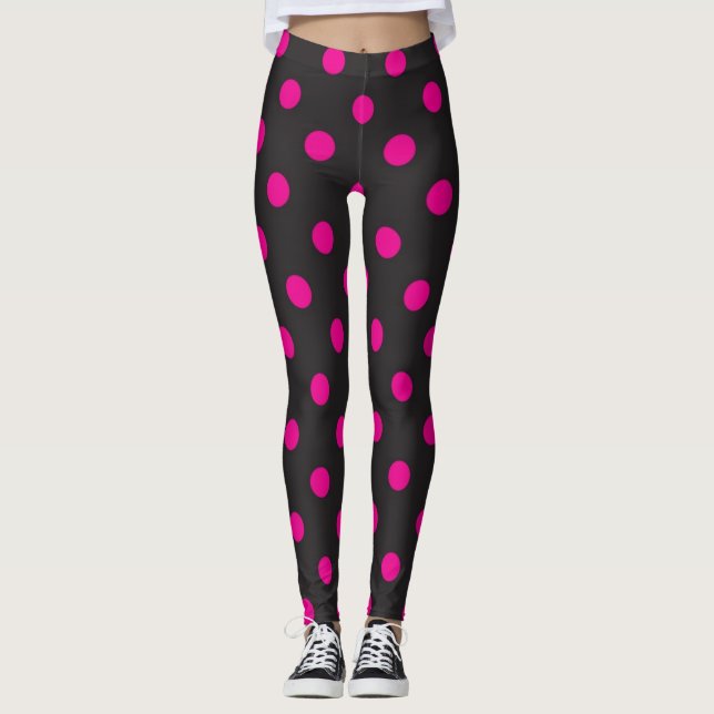 Legging padrão de bolinhas (Frente)