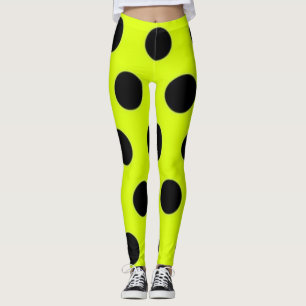 Legging padrão de bolinhas