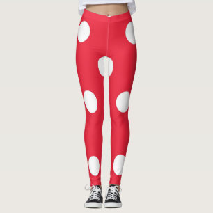 Legging padrão de bolinhas