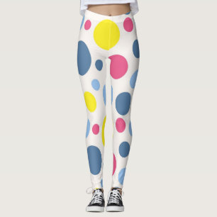 Legging padrão de bolinhas