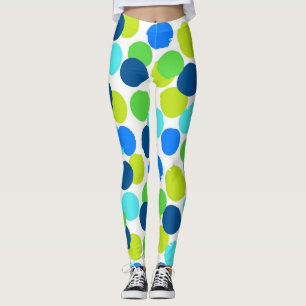 Legging padrão de bolinhas