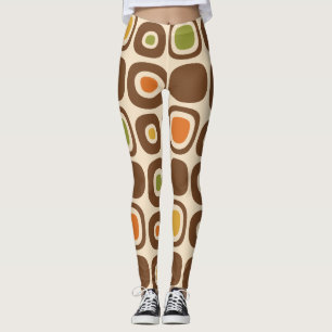 Legging Padrão de Caminho de Jardim Moderno de Meados do S