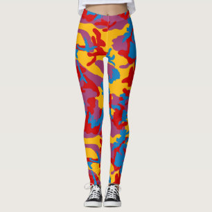 Legging Padrão de Camo Negrito