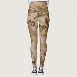 Legging Padrão de Camuflagem do Deserto, Padrão Militar, E
