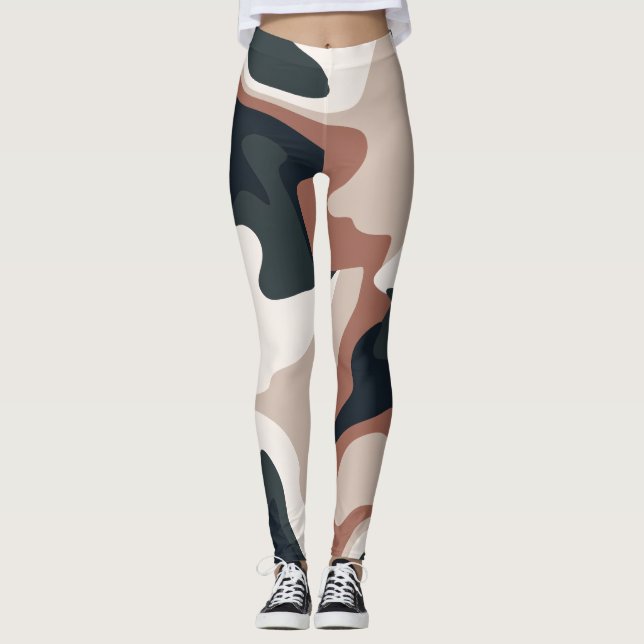 Legging | padrão de camuflagem do exército (Frente)