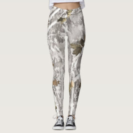 Legging Padrão de Camuflagem Florestal