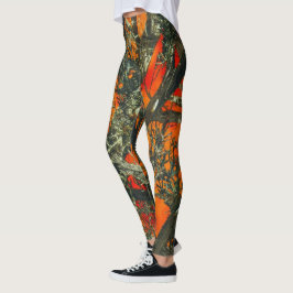 Legging Padrão de Camuflagem Florestal