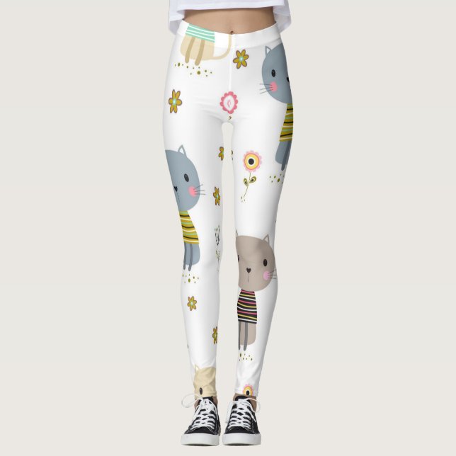 Legging Padrão de Cat (Frente)