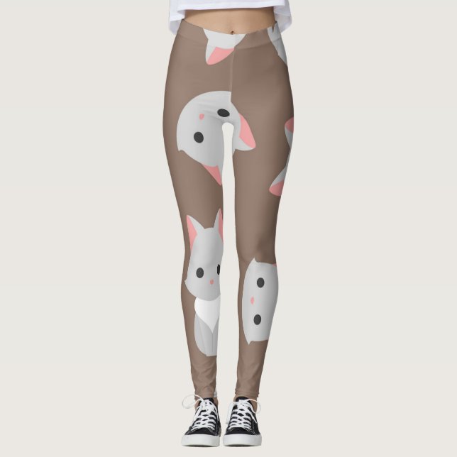 Legging Padrão de Cat (Frente)