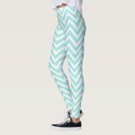 Legging Padrão de Cevon Azul Claro<br><div class="desc">Leggings Padrão De Cevão Azul-legal.</div>