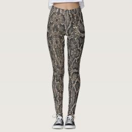 Legging padrão de cobra |